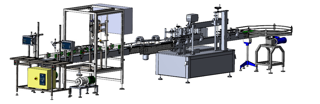 two-heads-semi-automatic-packaging-line