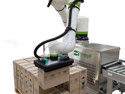 Des robots collaboratifs pour la fin de ligne